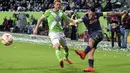 Pemain Napoli, Marek Hamsik cetak gol ke gawang Wolfsburg