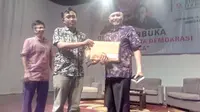 Ketua KPK, Agus Raharjo, dalam diskusi di Universitas Brawijaya, Malang (Liputan6.com/Zainul Arifin)