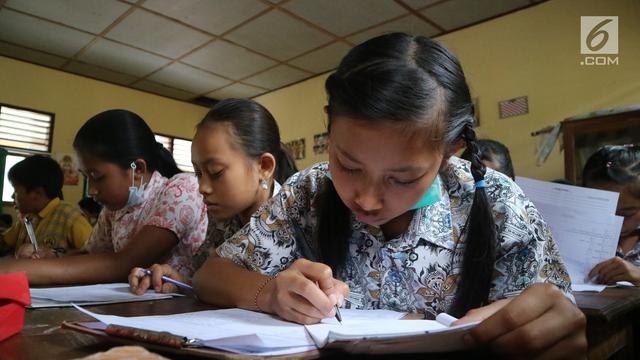 Aktivitas Para Pelajar SDN Rendang Bali