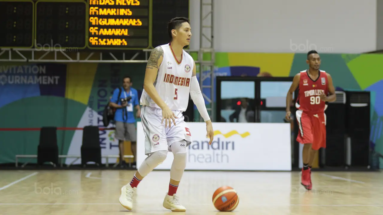 Test Event Asian Games 2018, Timnas Basket Indonesia, Bola.com, Test Event Basketball, Daniel Wenas
