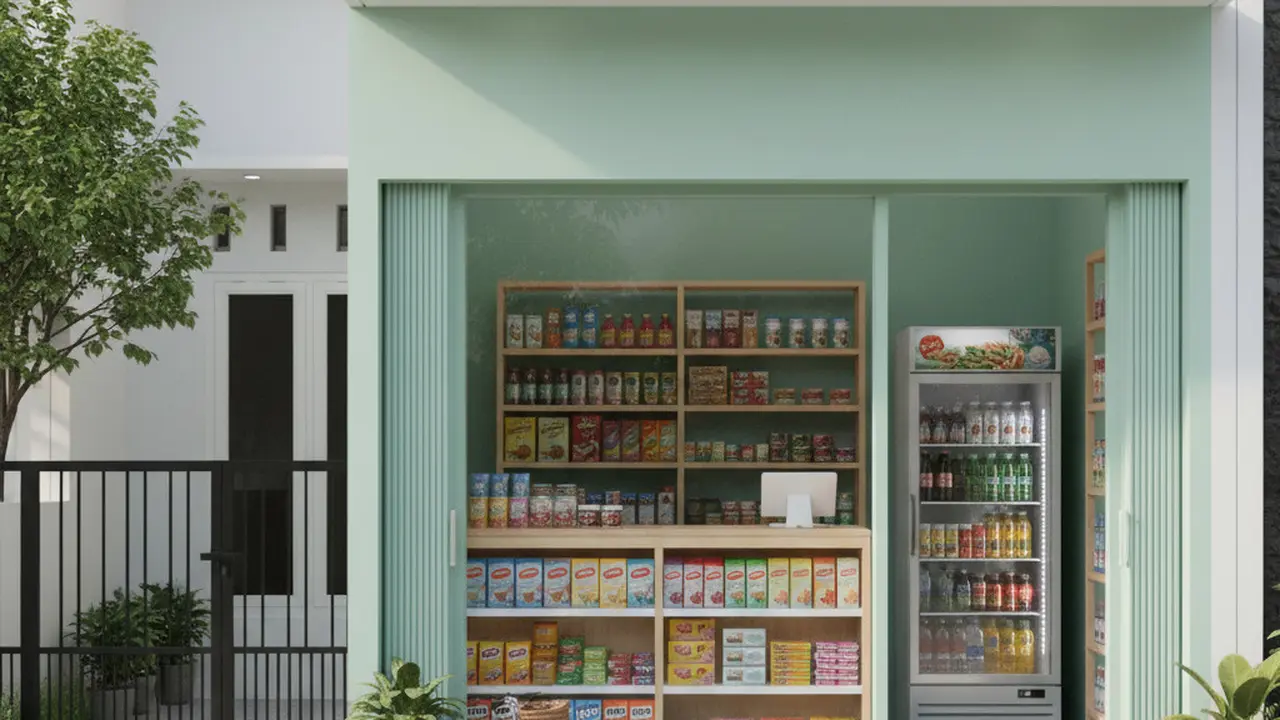 Desain Warung Sembako