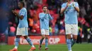 Laga dimenangkan Manchester City dengan skor 1-0. (AP Photo/Ian Walton)