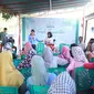 Sharing Session kesehatan reproduksi, pemberian ASI dan pentingnya KB di Desa Malaka, Dusun Teluk Kodek, Lombok Utara, Jumat (19/7).