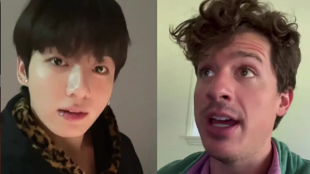 Jungkook dan Charlie Puth. (Instagram/ charlieputh)