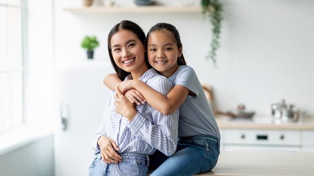 Senyum Ibu dan Anak.