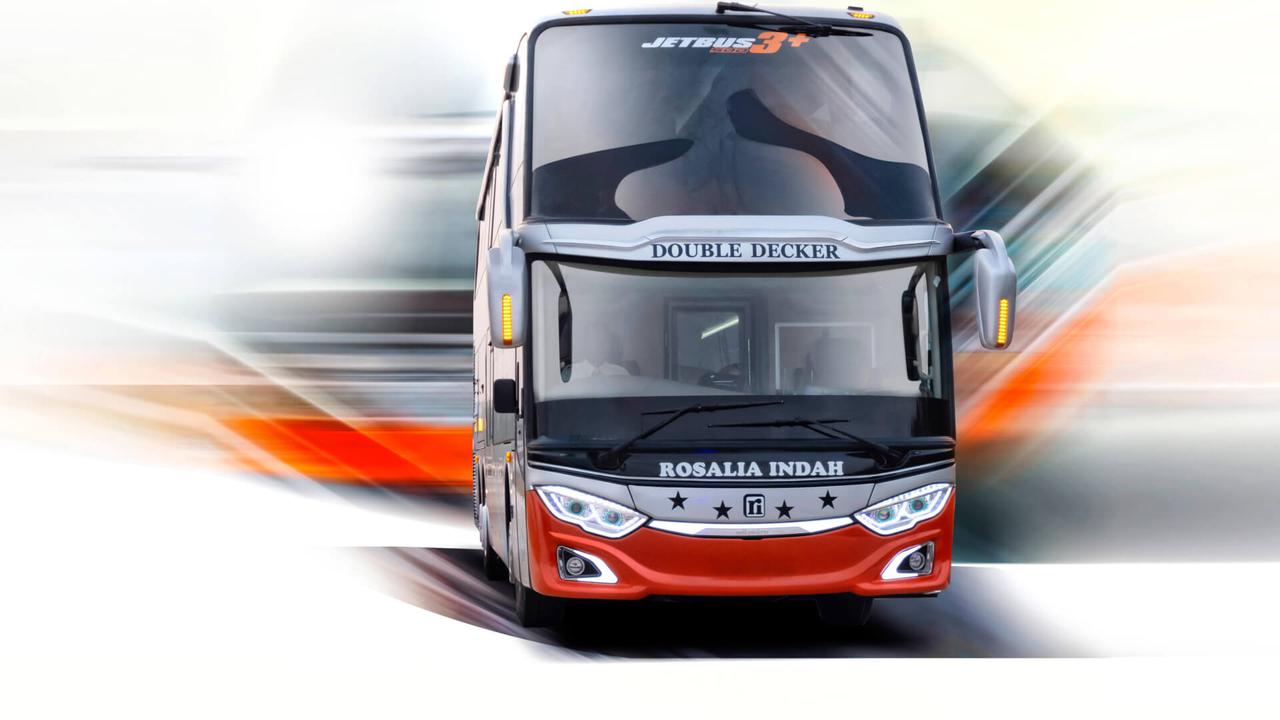 Bus Double Decker PO Rosalia Indah.