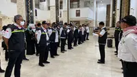 Seluruh Petugas Penyelenggara Ibadah Haji (PPIH) Arab Saudi Daker Madinah diberangkatkan ke Makkah setelah tidak ada lagi jemaah yang tinggal di Madinah. Mereka akan melayani jemaah saat puncak haji di Mina. (FOTO: MCH PPIH ARAB SAUDI 2023)