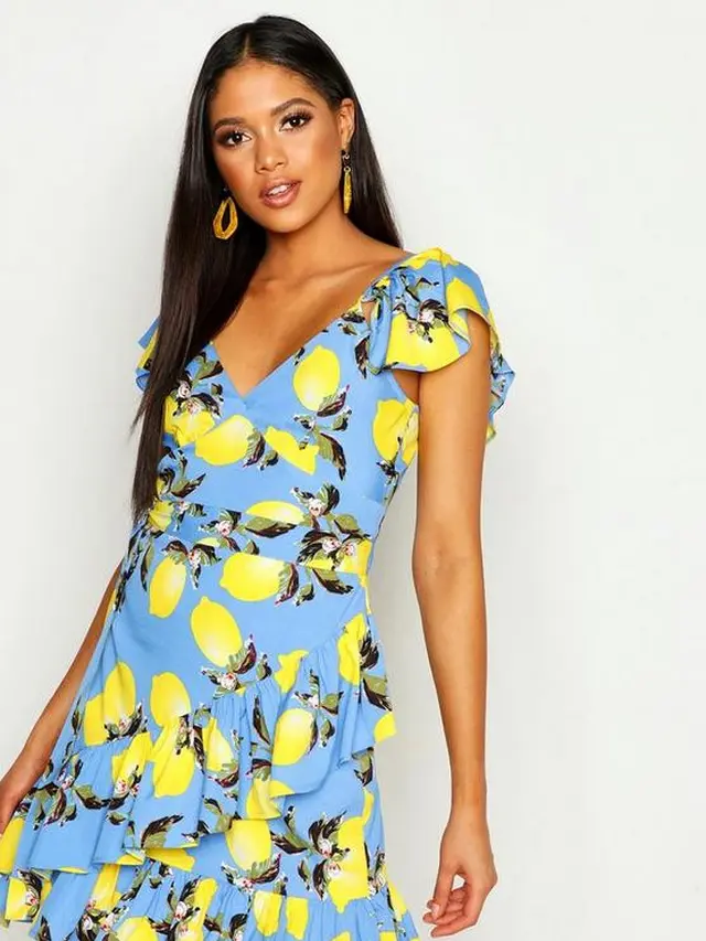 Dress motif lemon/boohoo.com