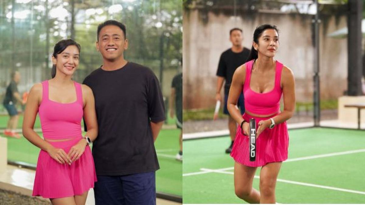 4 Potret Manis Fanny Ghassani dan Suami Saat Tenis Bareng, Tampil Sporty di Hari Valentine