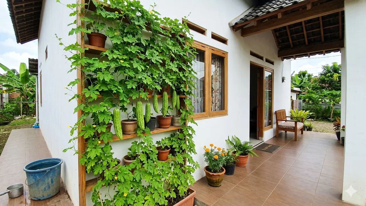 Cara Membuat Kebun Mini di Teras Rumah
