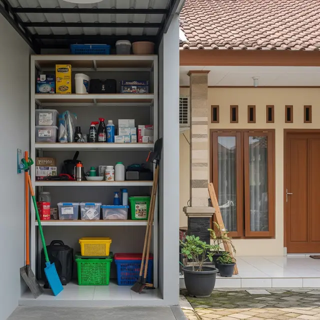 9 Ide Gudang Mini di Samping Rumah yang Tetap Rapi, Solusi Penyimpanan ...
