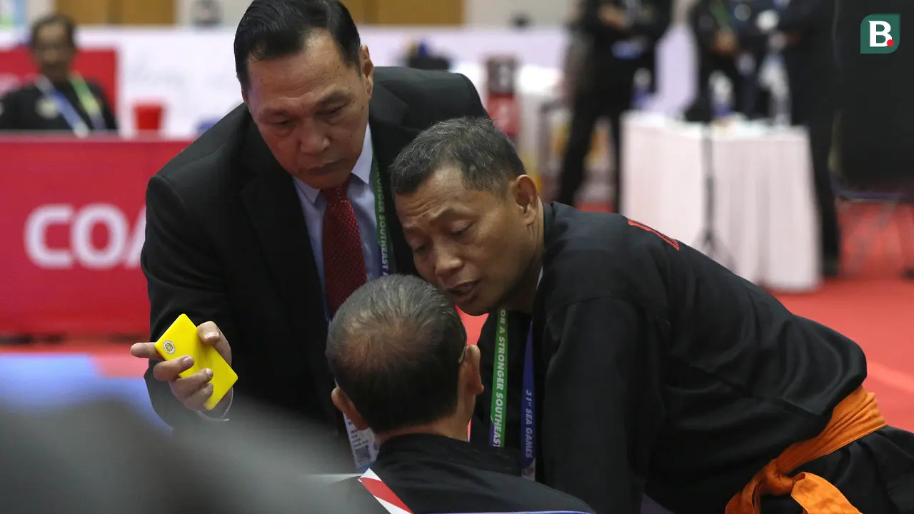 Foto: Ini Dia Tendangan Atlet Pencak Silat saat Melawan Negara Tetangga di SEA Games 2021