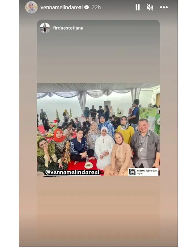 Undang 52 Anak Yatim, Ini 6 Momen Syukuran dan Pengajian di Rumah Venna Melinda