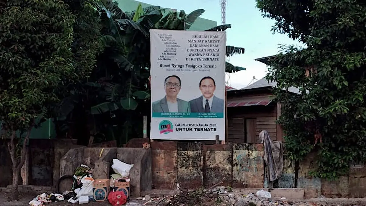 KTP Penyelenggara Pemilu dan PNS Masuk Dukungan Kandidat di Pilkada Ternate