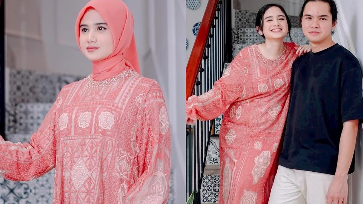 6 Pesona Anggun Tissa Biani dalam Balutan Tunik dan Hijab di Tasyakuran Rumah Baru, Dihadiri Dul Jaelani