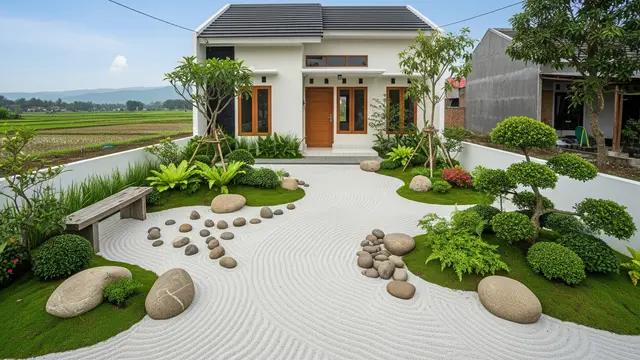 Inspirasi Kebun Rumah Sambut Tahun Baru 2026 yang Lebih Hijau Model Zen Ala Jepang