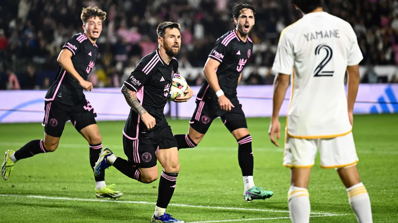 Foto: Lionel Messi Selamatkan Inter Miami dari Kekalahan, Bobol Gawang LA Galaxy Lewat Kerjasama dengan Jordi Alba