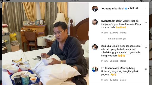 Unggahan Hotman Paris. (Foto: Instagram @hotmanparisofficial)