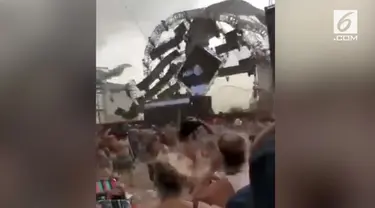 Sebuah konser yang diselenggarakan di luar ruangan berubah menjadi petaka. Salah satu DJ yang mengisi acara tewas akibat luka di kepala.