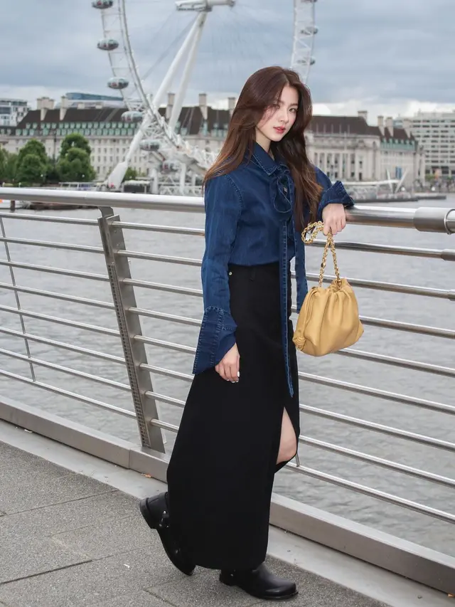 8 Inspirasi Outfit Denim yang Fashionable dari Baifern Pimchanok, Bisa Buat Ngedate hingga Ngampus