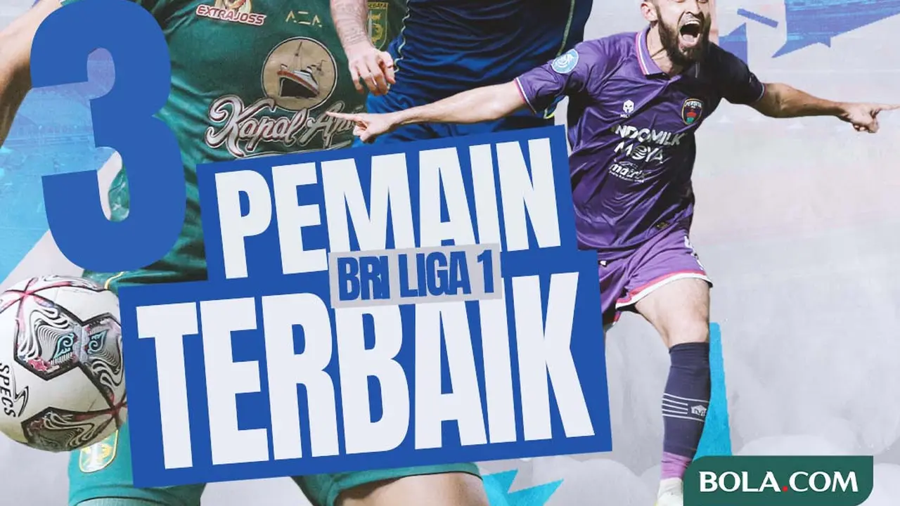 BRI Liga 1 - Ilustrasi 3 Pemain Terbaik BRI Liga 1