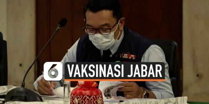 VIDEO: Ridwan Kamil Prioritaskan Vaksinasi Jabar Untuk Tenaga Kesehatan dan TNI-Polri