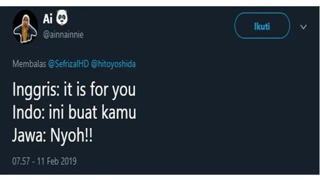 Bahasa Jawa Simpel