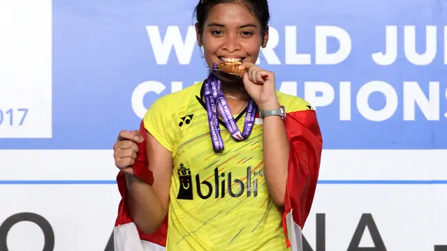 Gregoria Mariska Tunjung, Kejuaraan Dunia Junior Bulutangkis 2017