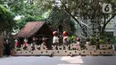 Suasana lingkungan Gereja Katedral jelang perayaan Natal, Jakarta, Rabu (22/12/2021). Gereja Katedral Jakarta memperketat penerapan protokol kesehatan selama ibadah Natal 2021. (Liputan6.com/Angga Yuniar)
