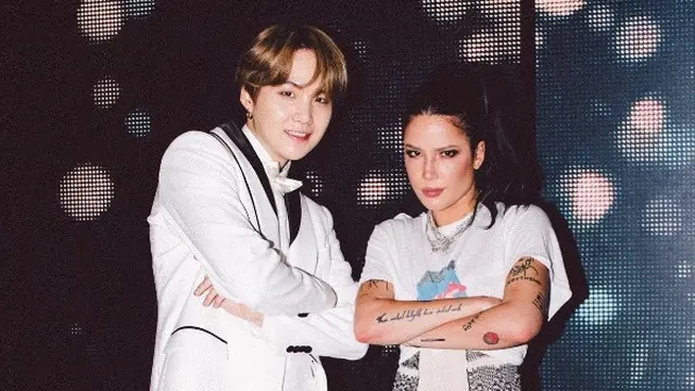 Suga BTS dan Halsey