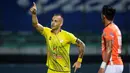 Aleksandar Rakic resmi didepak dari PS Barito Putera usai performanya yang semakin menurun. Striker asal Serbia tersebut tercatat baru mencetak lima gol hingga paruh musim di BRI Liga 1 2021/2022. (Bola.com/Bagaskara Lazuardi)