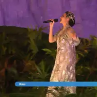 Raisa tampilkan Zamrud Khatulistiwa di Opening Asian Games 2018 (Vidio.com)