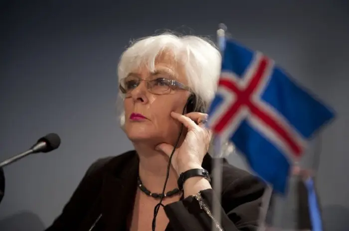 Mantan PM Islandia Jóhanna Sigurðardóttir (AP)