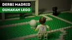 Reka ulang antara Atletico Madrid Vs Real Madrid menggunakan medium Lego dalam pembuatan video ini.
