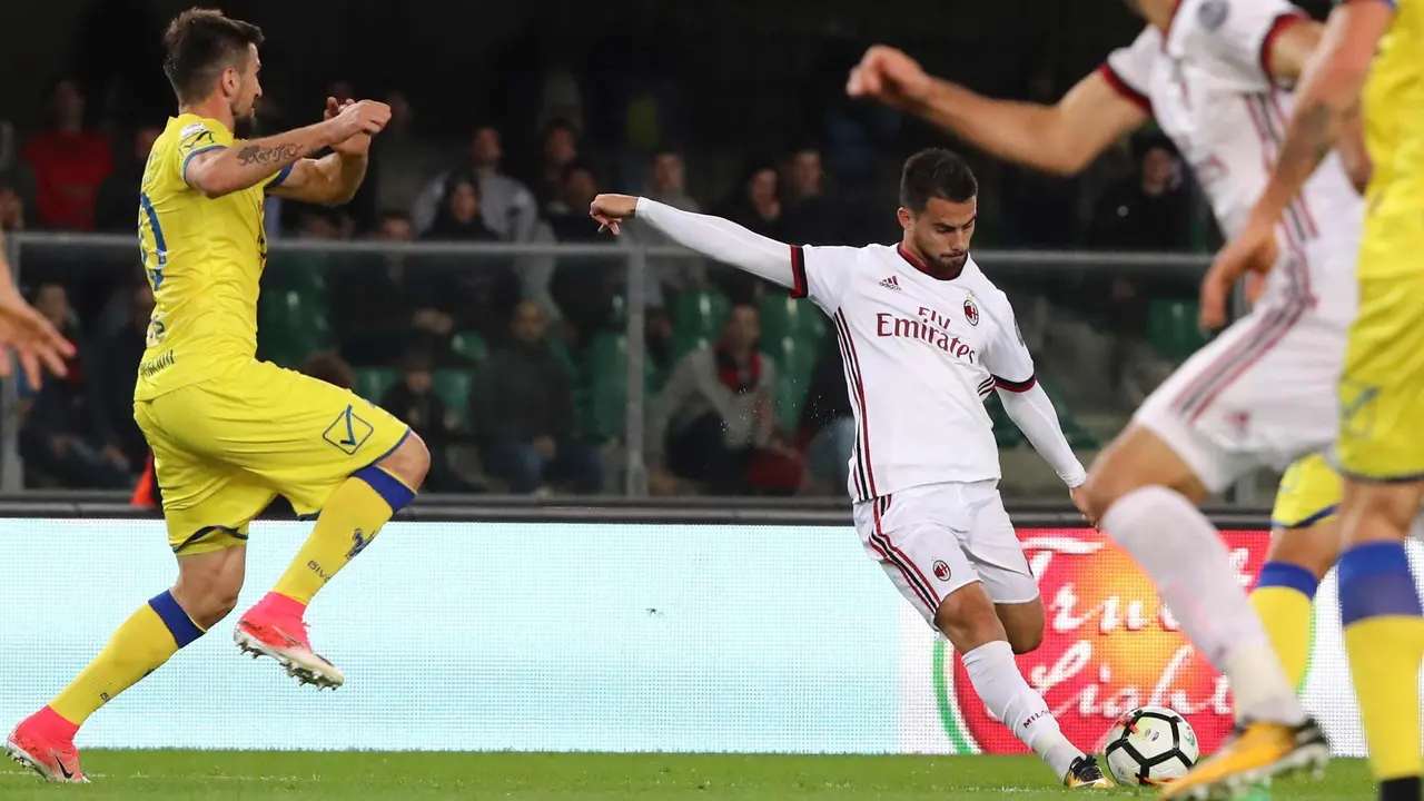 Liga Italia-ChievoVerona-AC Milan
