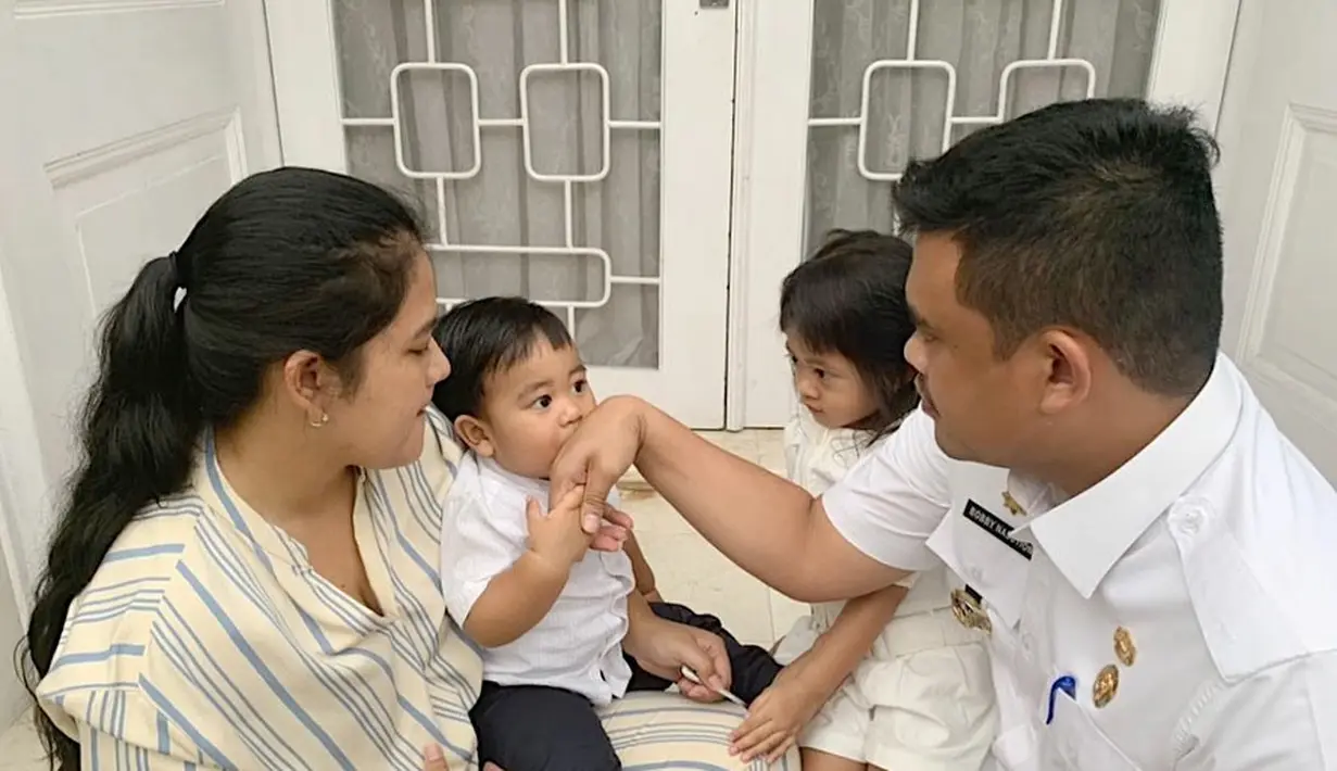 Ultah Anak Kahiyang Ayu dan Bobby Nasution (Instagram/bobbynst)