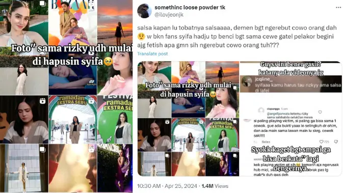 <p>Rizky Nazar dan Syifa Hadju Putus, Salshabilla Adriani Dikabarkan Jadi Orang Ketiga?</p>