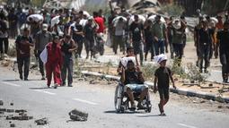 Kementerian Kesehatan Gaza pada Rabu 23 Juli 2025 mengatakan total korban jiwa terkait kelaparan di wilayah tersebut kini mencapai 111 orang dengan mayoritas adalah anak-anak. (Eyad BABA/AFP)