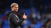Manajer Liverpool Jurgen Klopp saat mendampingi timnya melawan Crystal Palace di London, 29 Oktober 2016. (AFP/Glyn Kirk)