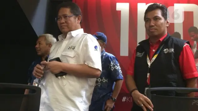 Menkominfo Rudiantara bersama operator telekomunikasi melakukan kesiapan jaringan telekomunikasi dan internet untuk Asian Games 2018. Liputan6.com/Andina Librianty