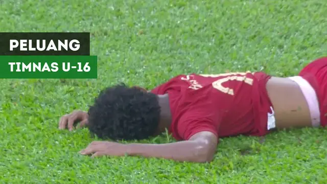 VIDEO: Peluang 90 Persen Timnas Indonesia U-16 untuk Bobol Gawang Iran