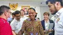 Menteri Pemuda dan Olahraga (Menpora) RI, Zainudin Amali tiba untuk menerima audiensi perwakilan klub Liga 2 di Jakarta, Senin (16/1/2023). Hasil rapat Exco PSSI yang memutuskan Liga 2 2022 dihentikan membuat kaget semua klub Liga 2 dan pecinta sepak bola Indonesia (Liputan6.com/Angga Yuniar)
