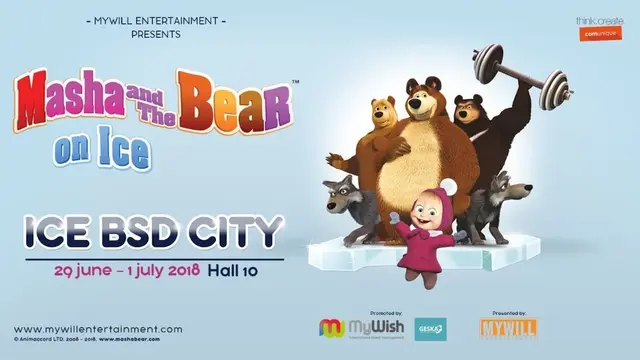 Masha And The Bear on Ice.