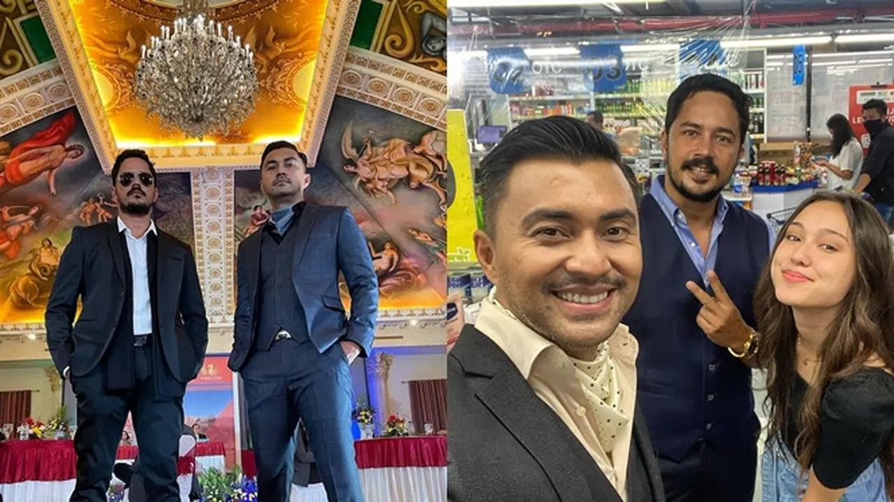 Berseteru di Sinetron, Ini 6 Potret Kebersamaan Anjasmara dan Fathir Muchtar
