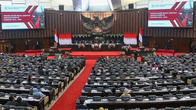 Sidang Paripurna MPR RI Akhir Masa Jabatan 2019–2024 Setujui Dua Rancangan Putusan