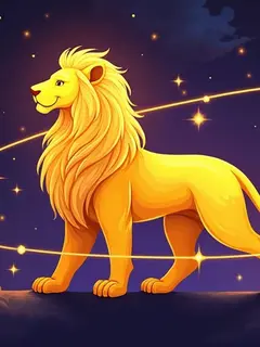 logo ramalan zodiak leo (sumber: AI generated)