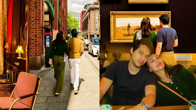 Fashion Luna Maya saat Bulan Madu di Italia dan Jerman, Serasi dengan Maxime Bouttier