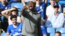 Crystal Palace bukan tanpa perlawanan , Sesekali mereka melakukan serangan untuk mencuri gol. Namun usaha anak asuh Patrick Vieira menemukan hasil buntu lantaran rapat dan tangguhnya barisan pertahanan Chelsea. (Foto: AFP/Glyn Kirk)