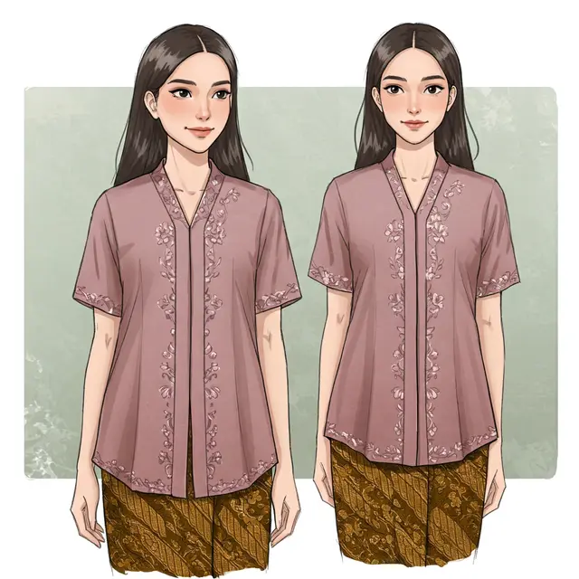 8 Inspirasi Model Kebaya Kutu Baru Modern yang Sedang Tren di 2025