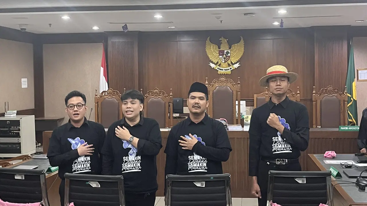Delpedro dkk Jelang Sidang Vonis